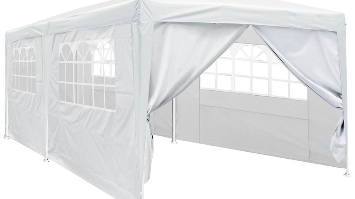 Timeless Tools Party sátor fehér színben, 3 méretben-3x6 méteres