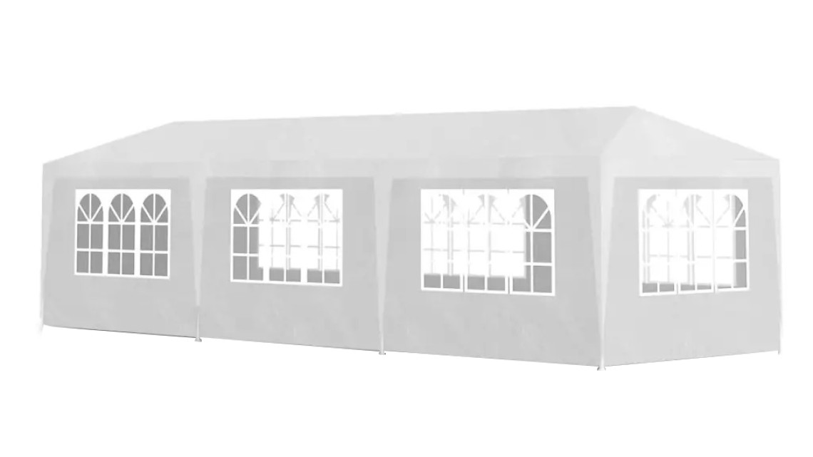 Timeless Tools Party sátor fehér színben, 3 méretben-3x9 méteres