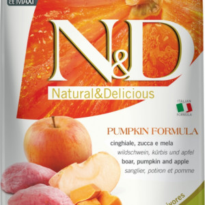 N&amp;D Dog Grain Free vaddisznó&amp;alma sütőtökkel adult medium/maxi 12kg