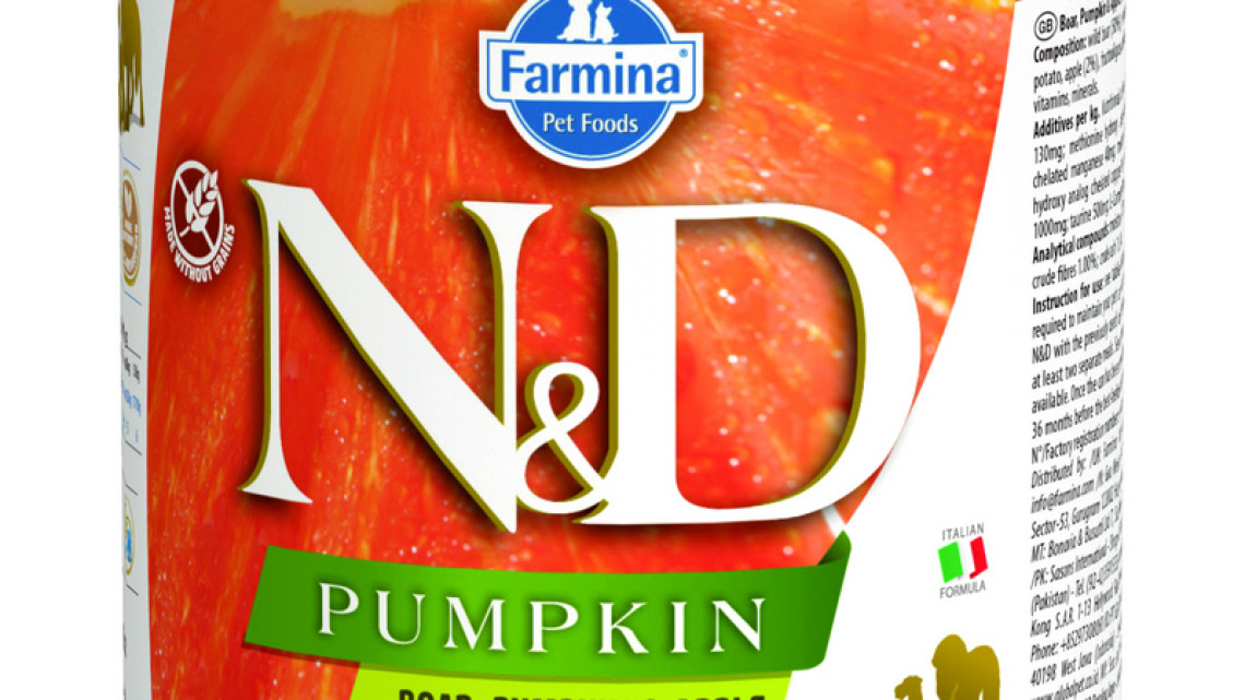 N&amp;D Dog konzerv Vaddisznó&amp;Alma Sütőtökkel 285gr