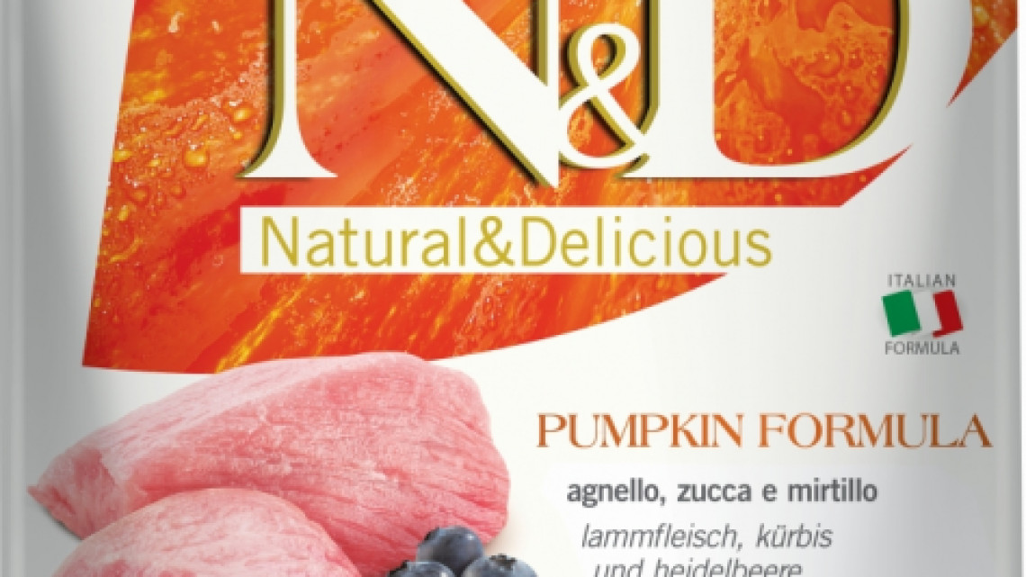 N&amp;D Dog Grain Free bárány&amp;áfonya sütőtökkel puppy medium/maxi 12kg