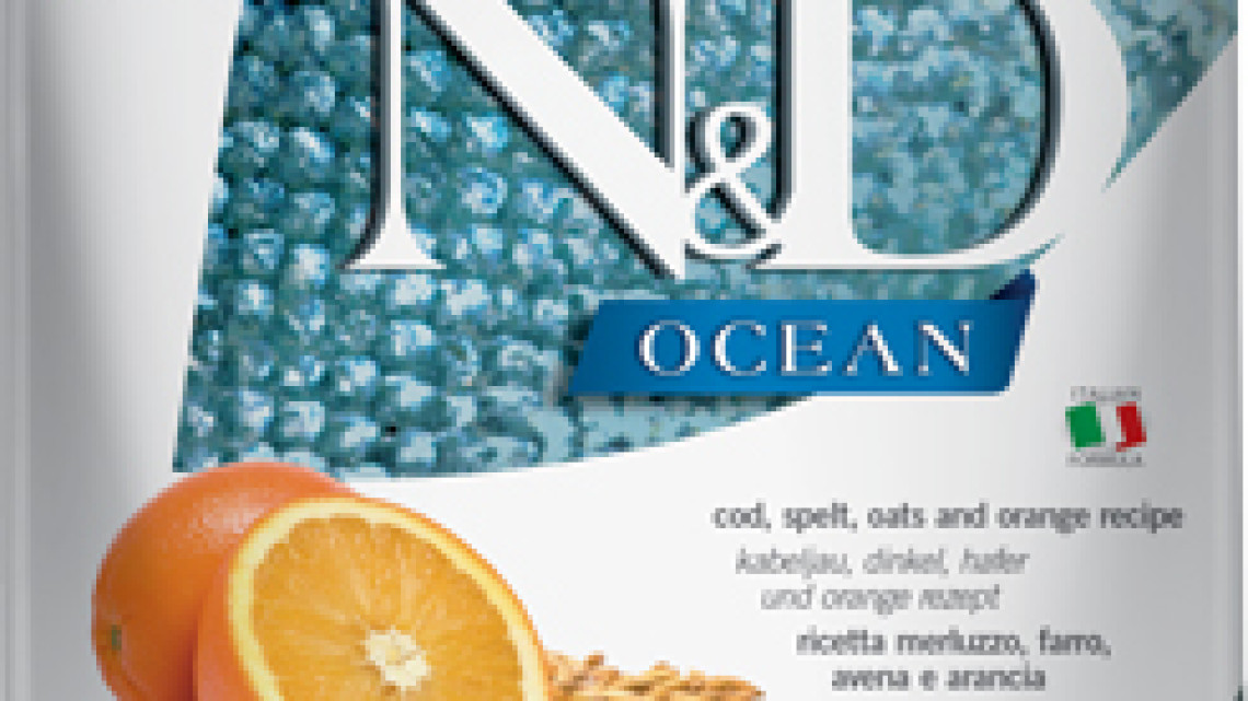 N&amp;D Dog Ocean tőkehal, tönköly, zab&amp;narancs adult mini 2,5kg