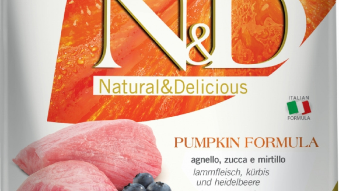 N&amp;D Dog Grain Free bárány&amp;áfonya sütőtökkel puppy medium/maxi 2,5kg