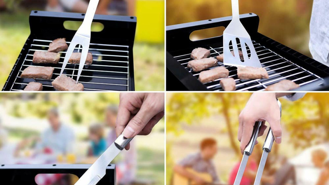 Timeless Tools 9 részes grill eszköz készlet táskában