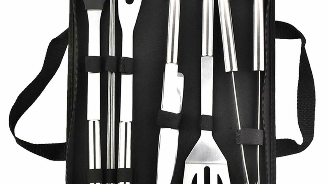 Timeless Tools 9 részes grill eszköz készlet táskában