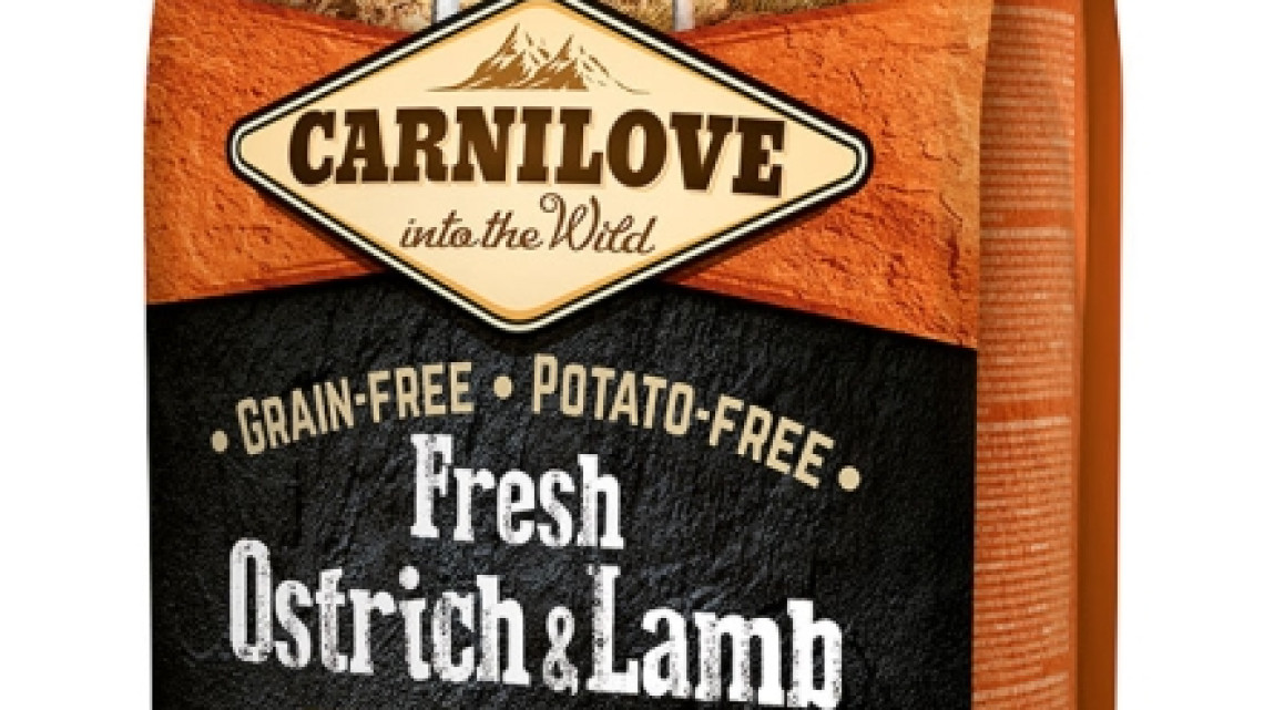Carnilove Fresh Adult Dog Small Ostrich &amp; Lamb Excellent Digestion- Strucc és Bárány Hússal 6kg