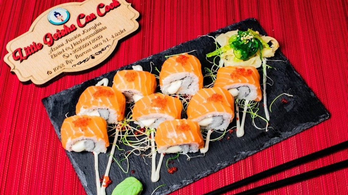 21 db-os sushi combo menü elvitelre vagy helyben fogyasztásra, a Little Geisha Can Cook-tól