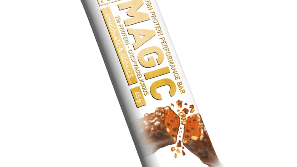 Magic Bar protein szelet - Chocolate &amp;amp; Cookies - 45g - PureGold