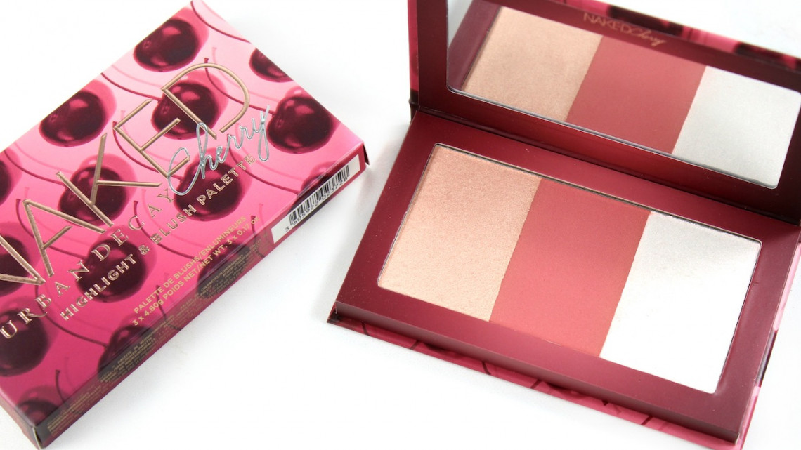 Urban Decay Cherry highlighter és pirosító paletta