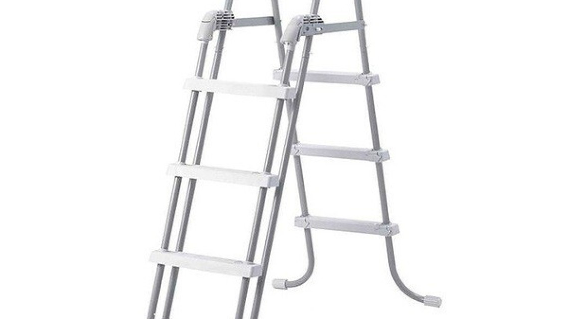 INTEX Biztonsági medence létra 3 fokos 122cm magas medencékhez (28076)