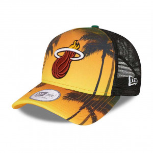 NEW ERA SUMMER CITY MIAMI HEAT TRUCKER SAPKA