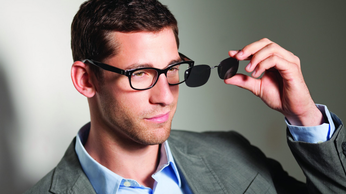 Speciális Clip-On szemüveg, polarizált -napszemüveg- mágneses előtéttel