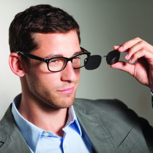 Speciális Clip-On szemüveg, polarizált -napszemüveg- mágneses előtéttel