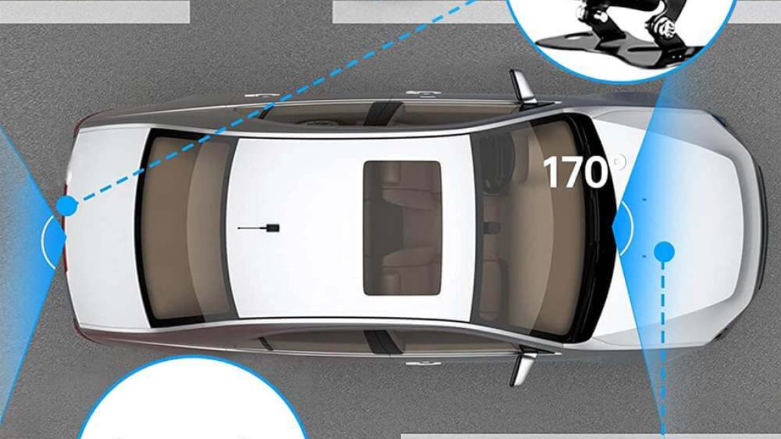 Timeless Tools Visszapillantó tükörbe épített eseményrögzítő kamera és tolatókamera, magyar menüs