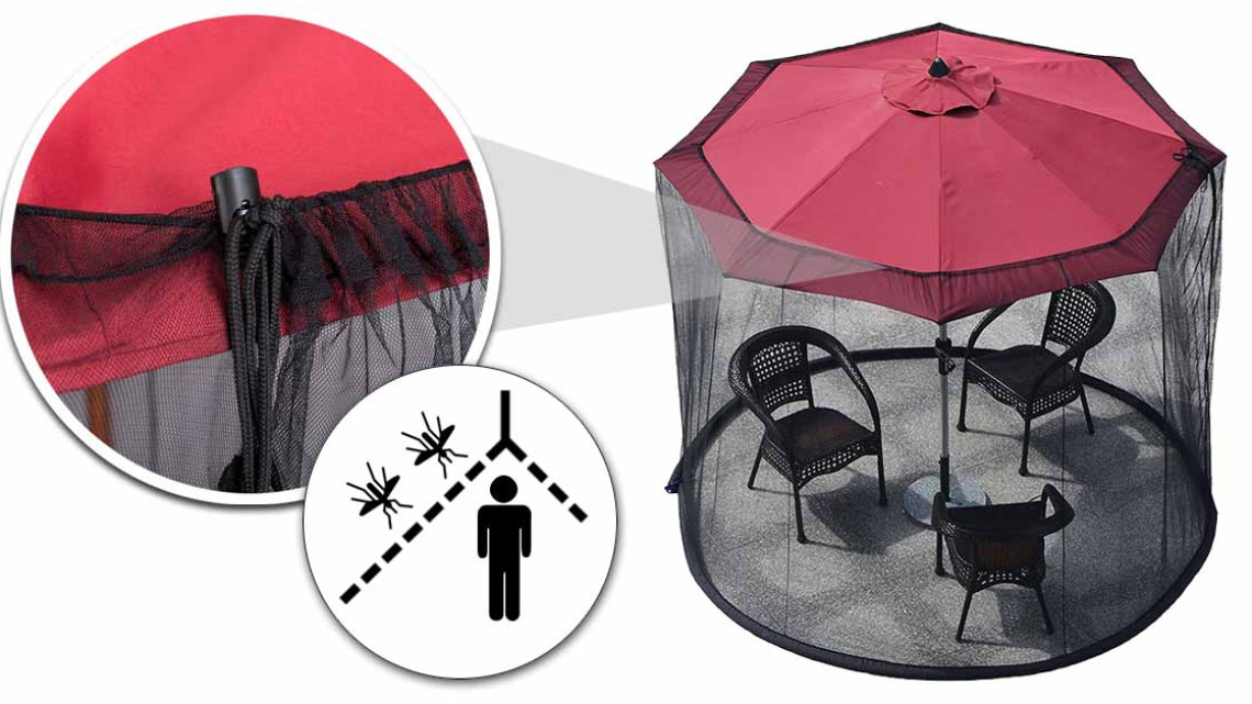 Timeless Tools Szúnyogháló napernyőre