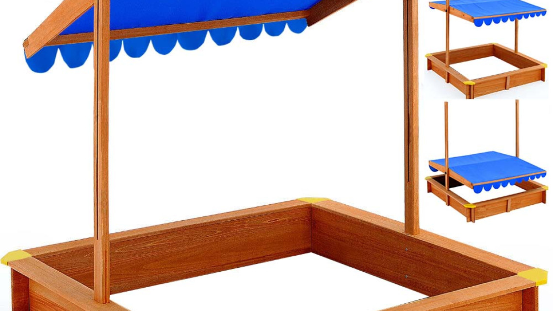 Timeless Tools Homokozó árnyékoló tetővel