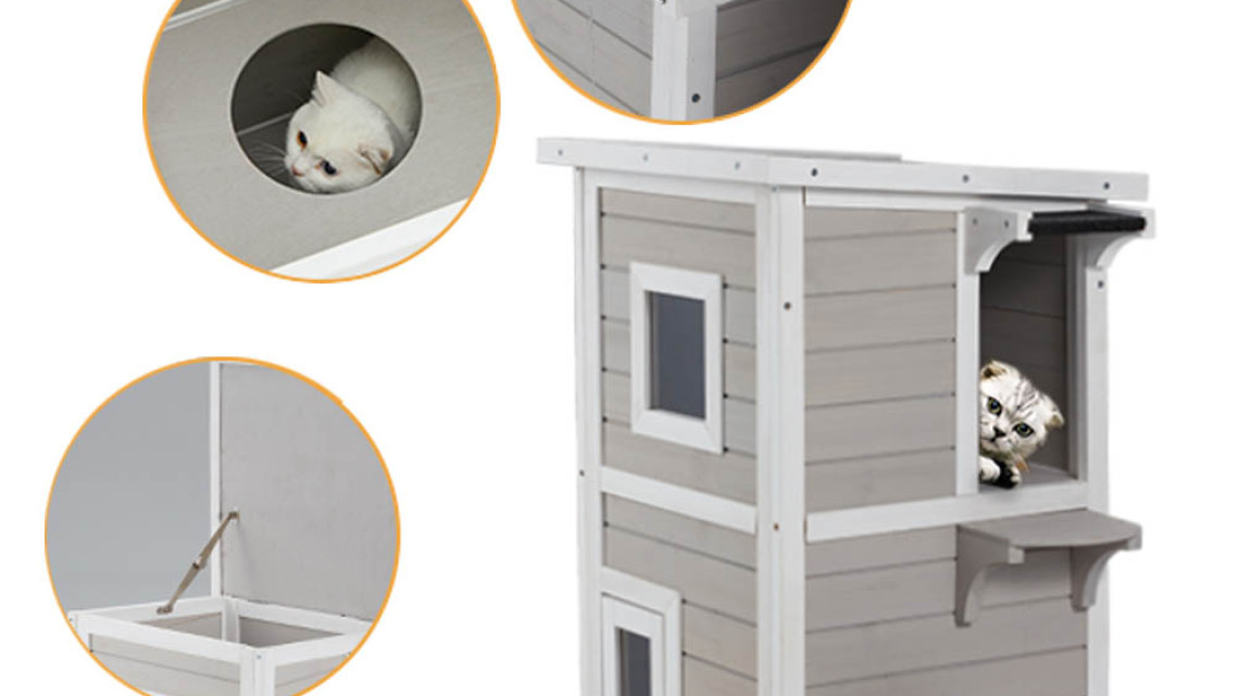 Timeless Tools 2 szintes macskaház