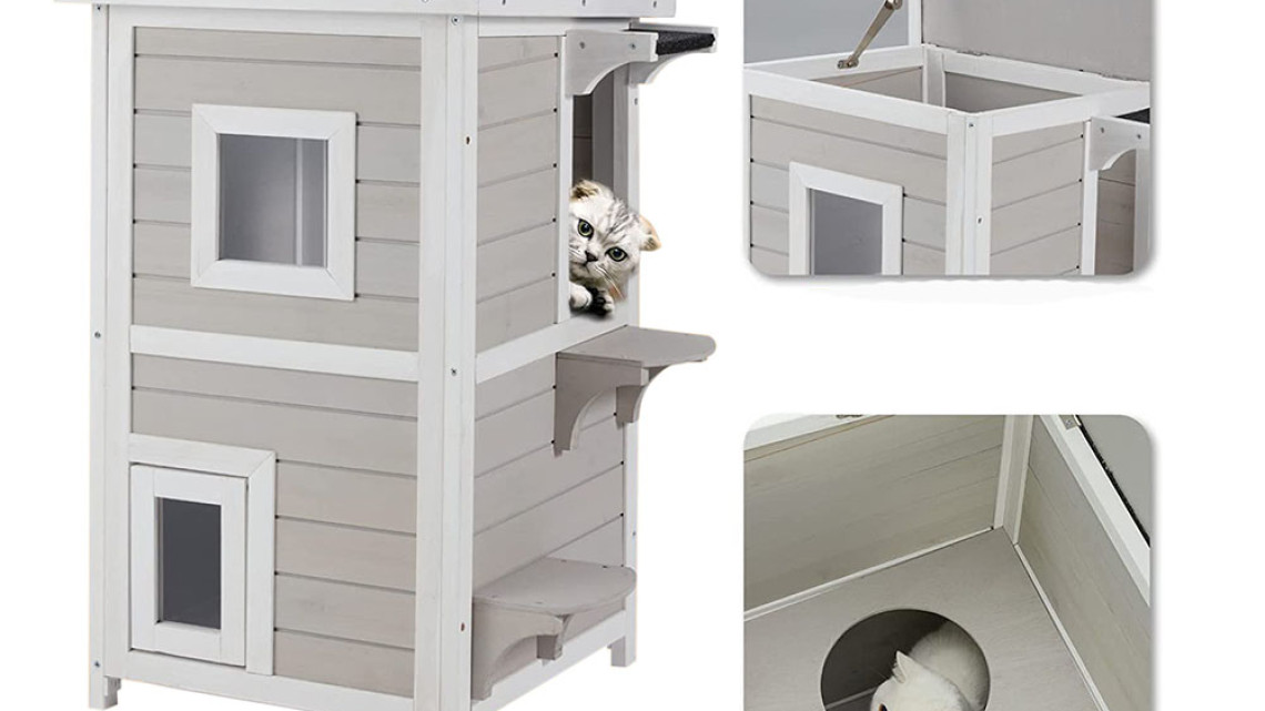 Timeless Tools 2 szintes macskaház