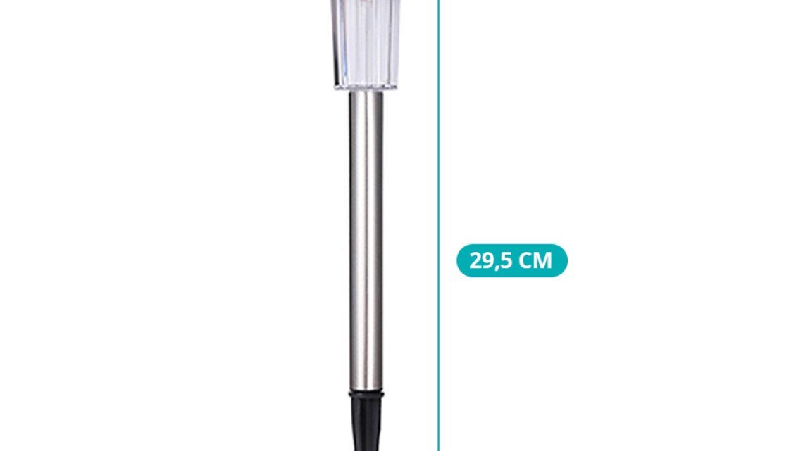 Timeless Tools Leszúrható napelemes kerti lámpa, 10 db