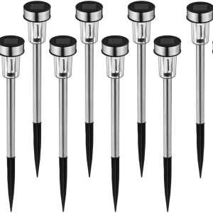 Timeless Tools Leszúrható napelemes kerti lámpa, 10 db