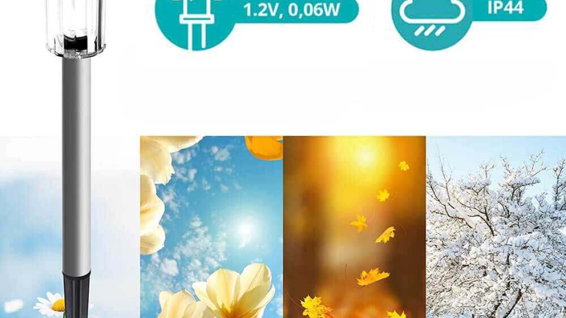 Timeless Tools Leszúrható napelemes kerti lámpa, 10 db