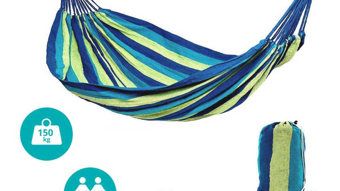 Timeless Tools Kétszemélyes függőágy-kék