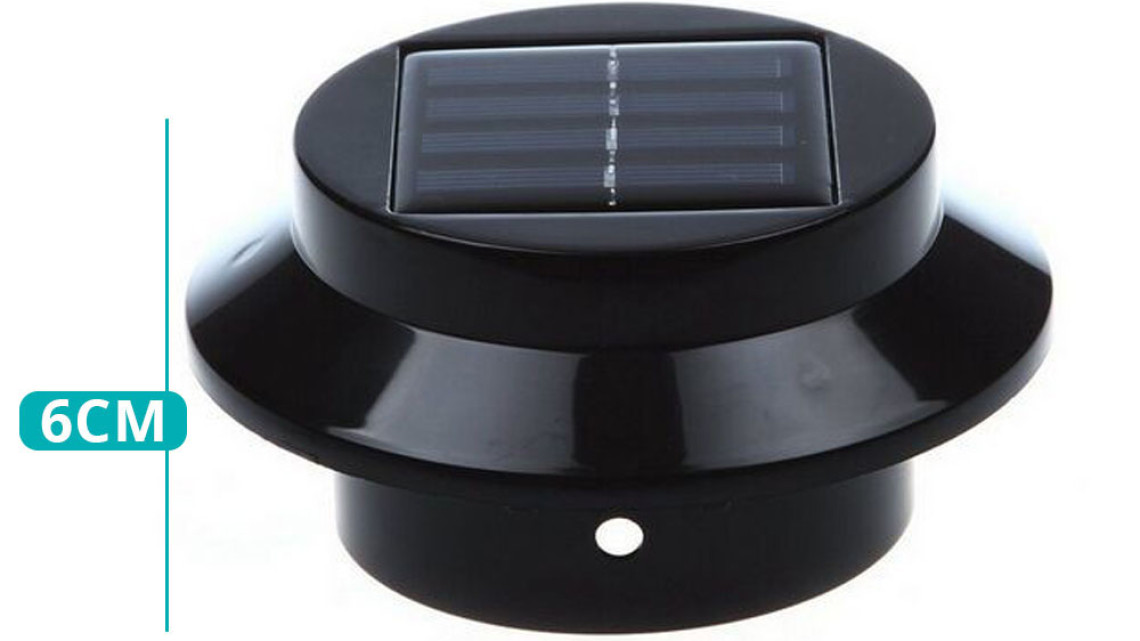 Timeless Tools Napelemes lámpa választható színben-fekete