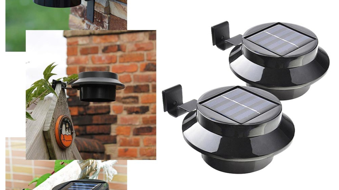 Timeless Tools Napelemes lámpa választható színben-fekete