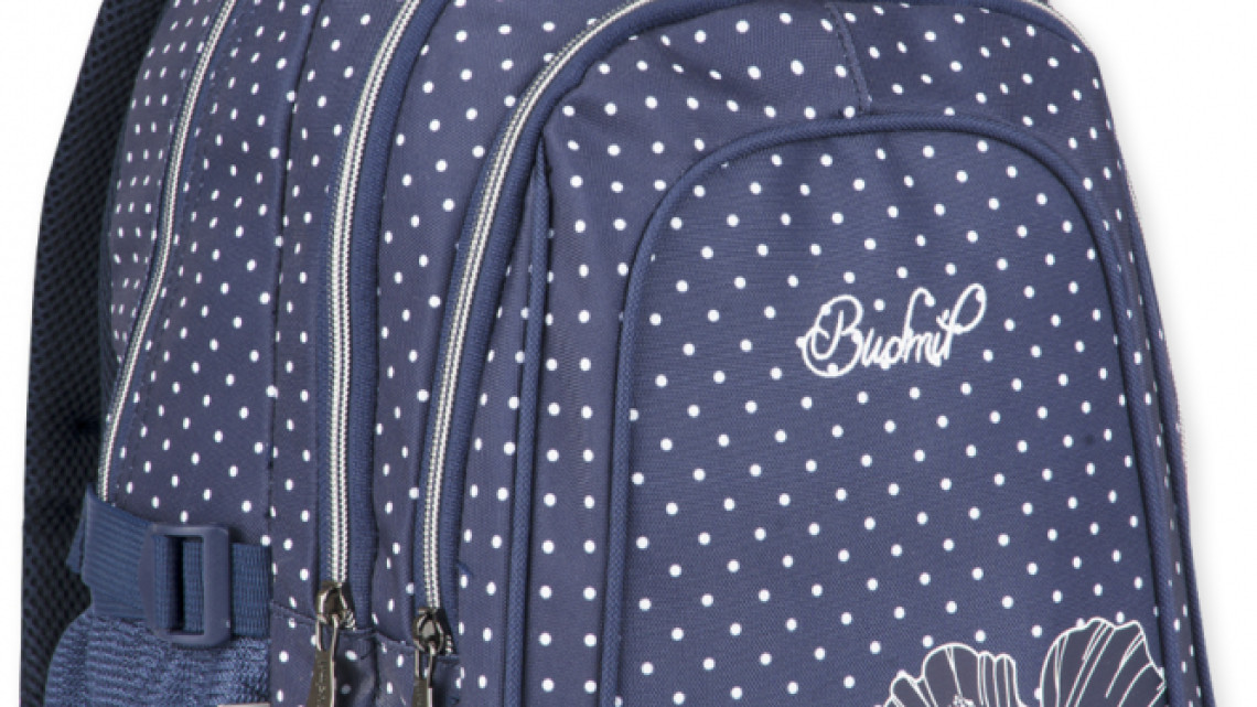 Budmil hátitáska, Portia, Pöttyös, Lányos