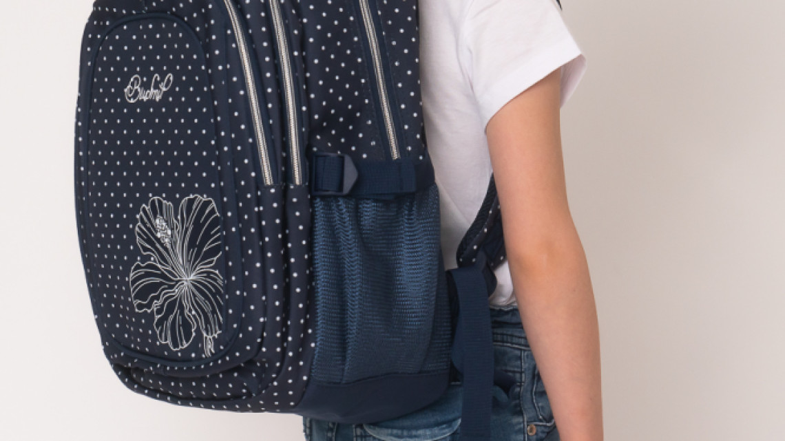 Budmil hátitáska, Portia, Pöttyös, Lányos