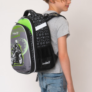 Budmil ergonómiai hátitáska, Motoros