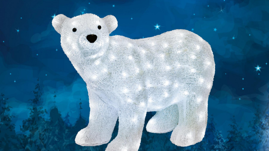 Jegesmedve dekoráció