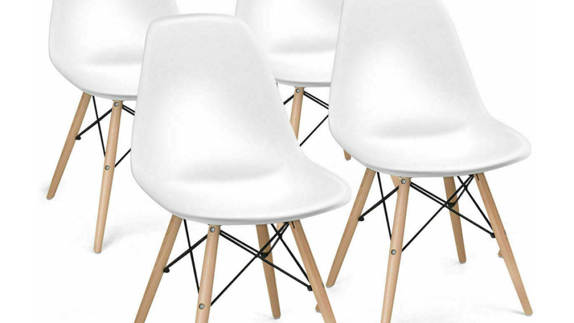 Timeless Tools 4 db modern étkezőszék, 4 színben-fehér