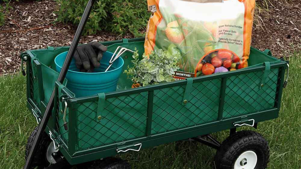 Timeless Tools Fém, kerti kézikocsi 2 típusban-250 kg teherbírás