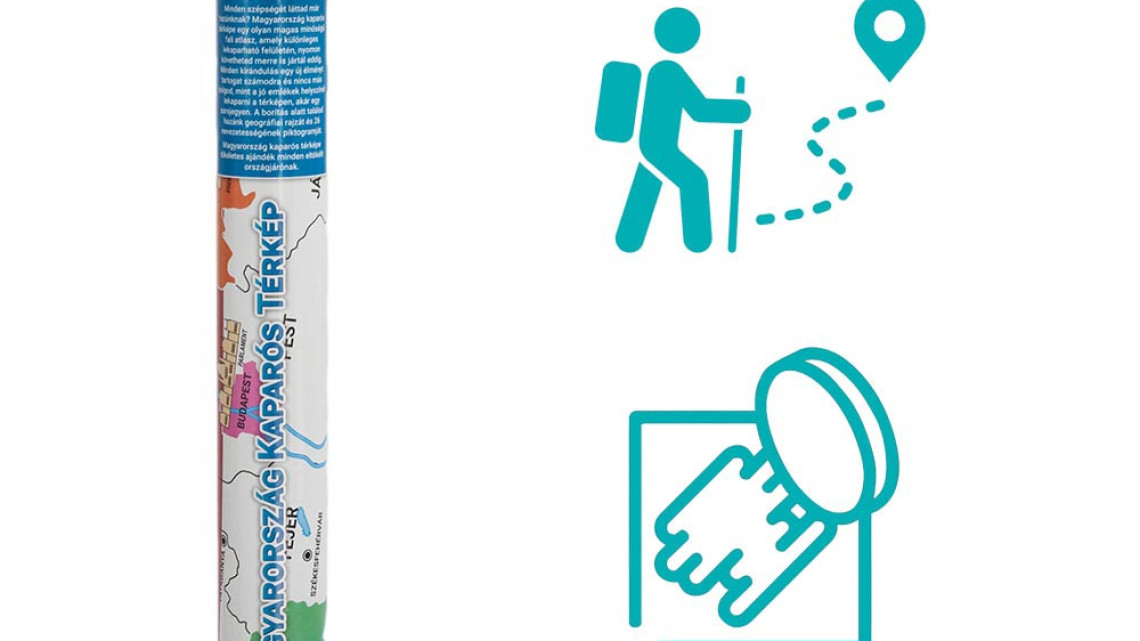 Timeless Tools Magyarország kaparós térkép