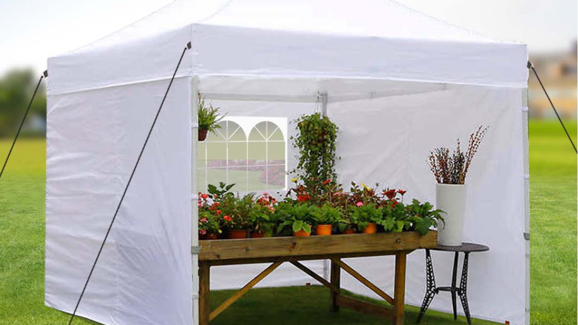 Timeless Tools Pavilon ponyva több típusban-2,9x2,9 méteres tető és oldalfal ponyva