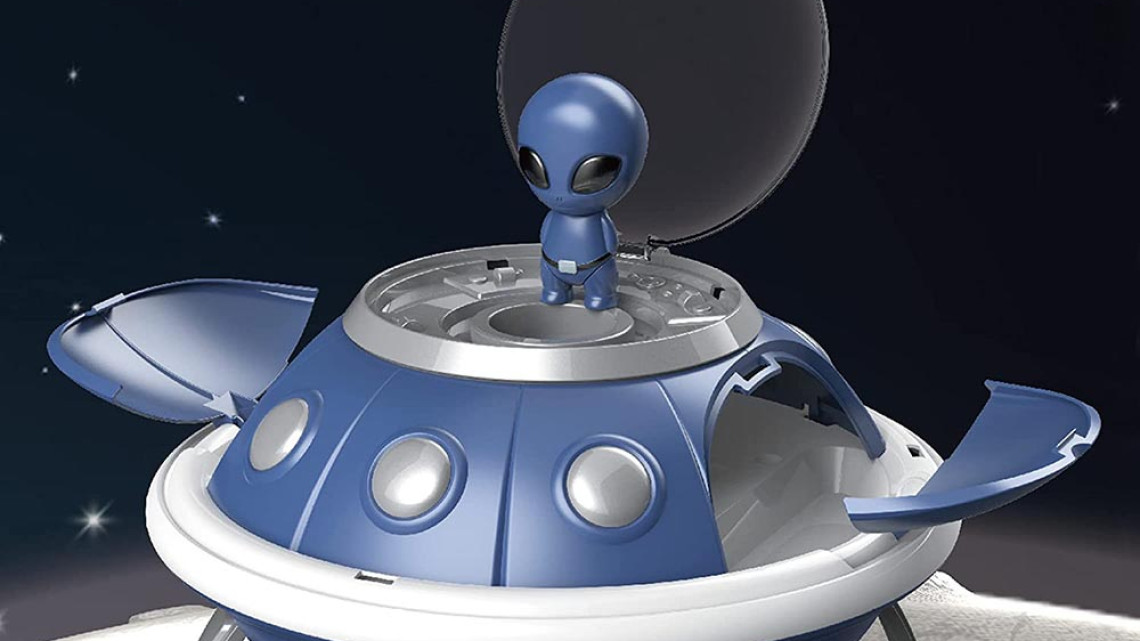 Timeless Tools UFO játék szerszámkészlet és projektor, 52 részes