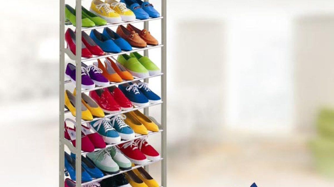 Timeless Tools 10 soros cipőtároló - fehér