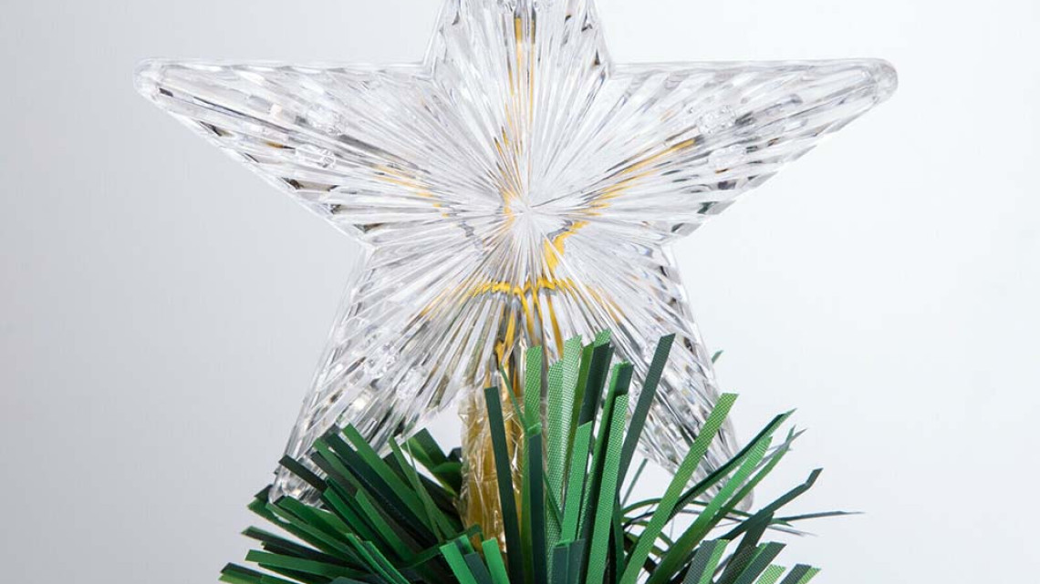 Timeless Tools Műfenyő száloptikával színes LED-del több típusban-180 cm-es 