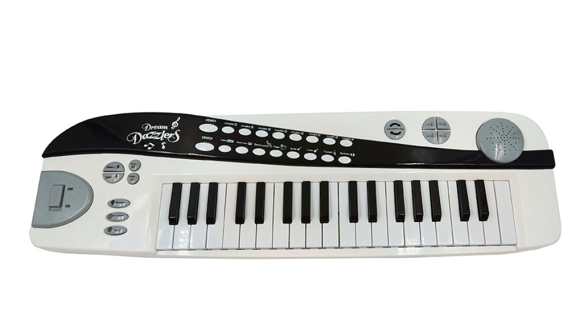 Timeless Tools Játék szintetizátor több típusban-fehér