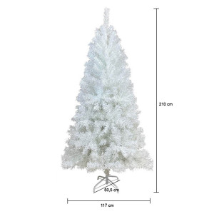 Timeless Tools Fehér műfenyő - több méretben-210 cm-es