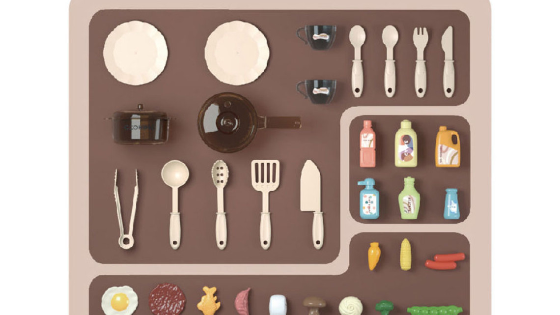 Timeless Tools Játékkonyha, több típusban-piros