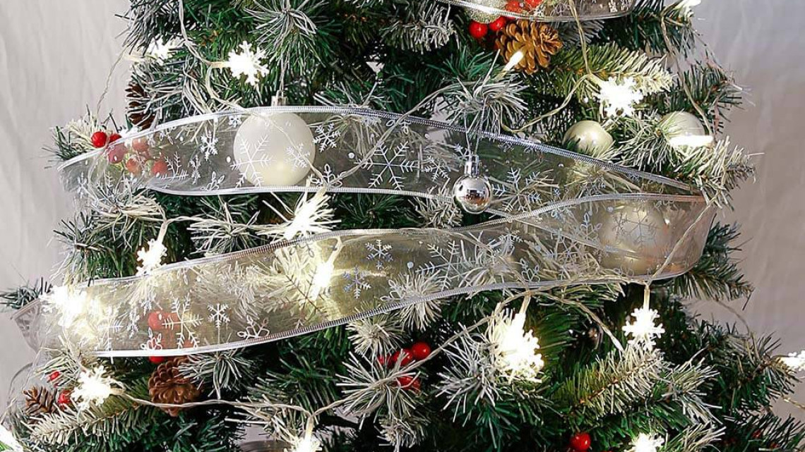 Timeless Tools 250 LED-es karácsonyi szalag, ezüst, 25 m