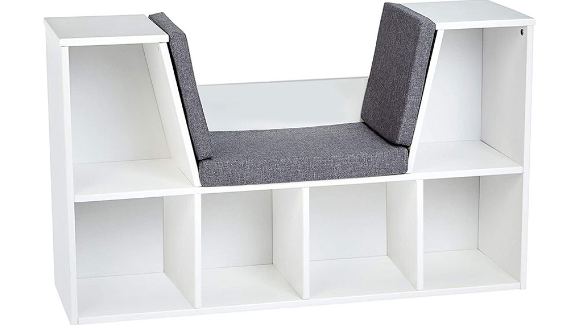 Timeless Tools Tárolópolc ülőhellyel, párnával