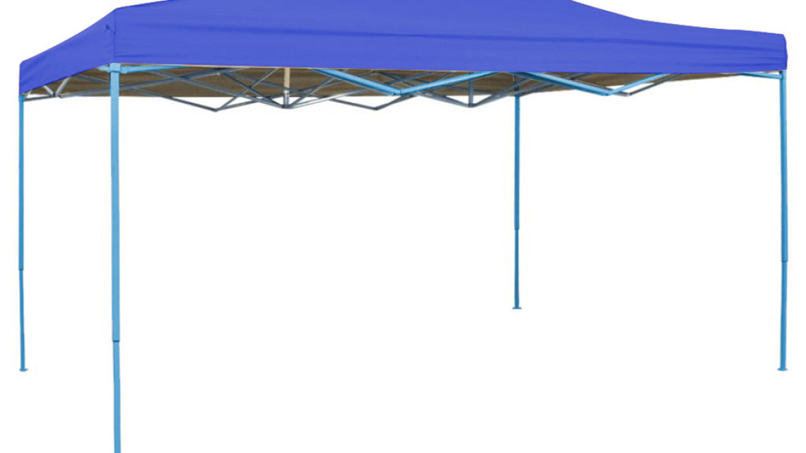 Timeless Tools Összecsukható kerti pavilon több típusban-2,9x4,25 méteres-kék-pavilon