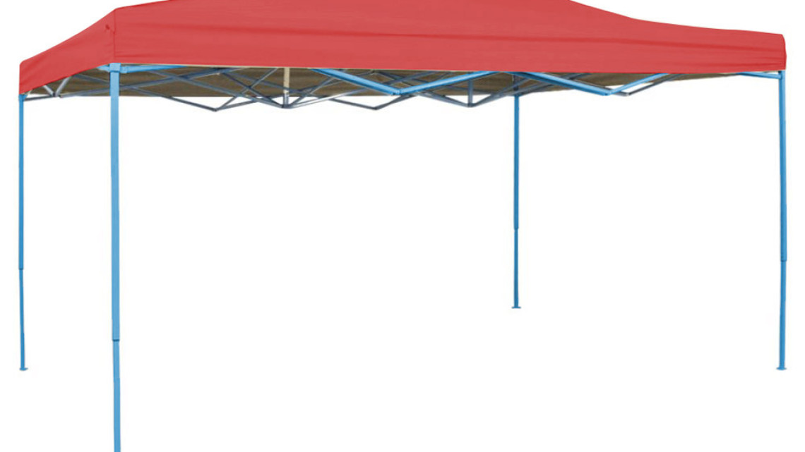 Timeless Tools Összecsukható kerti pavilon több típusban-2,9x4,25 méteres-piros-pavilon