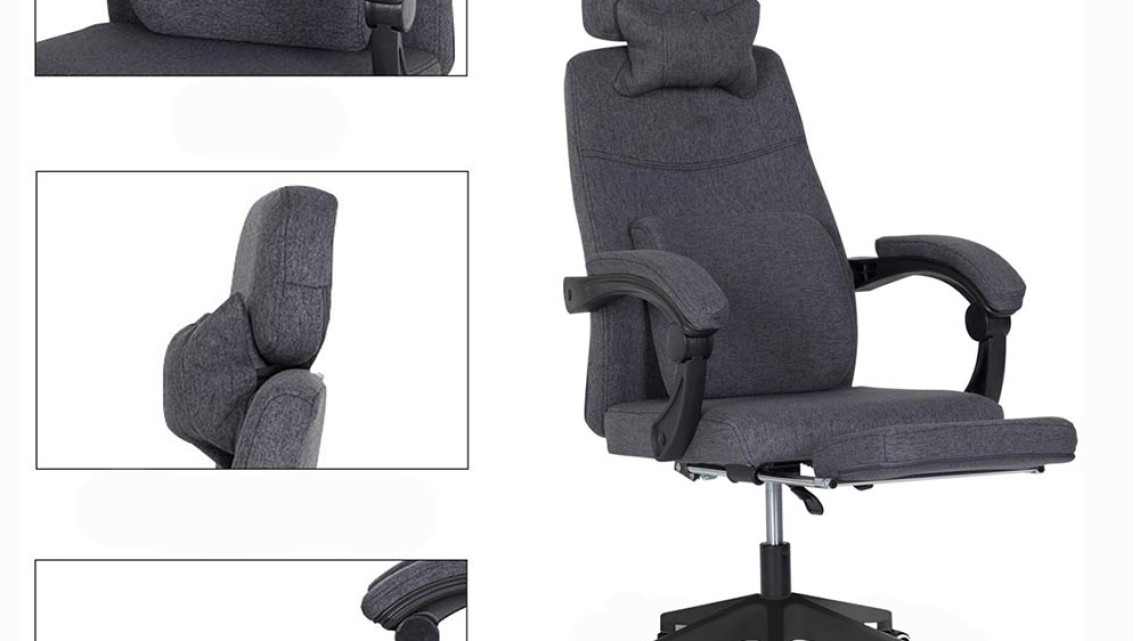 Timeless Tools Fejtámlás irodai forgószék - több színben-sötét szürke