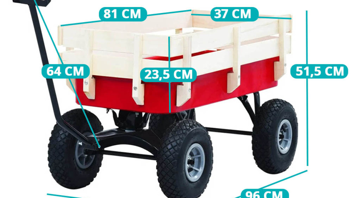Timeless Tools Fém, kerti kézikocsi 2 típusban-150 kg teherbírás