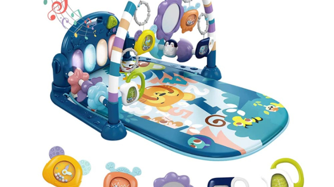 Timeless Tools Zongorás játszószőnyeg - több típusban-kék