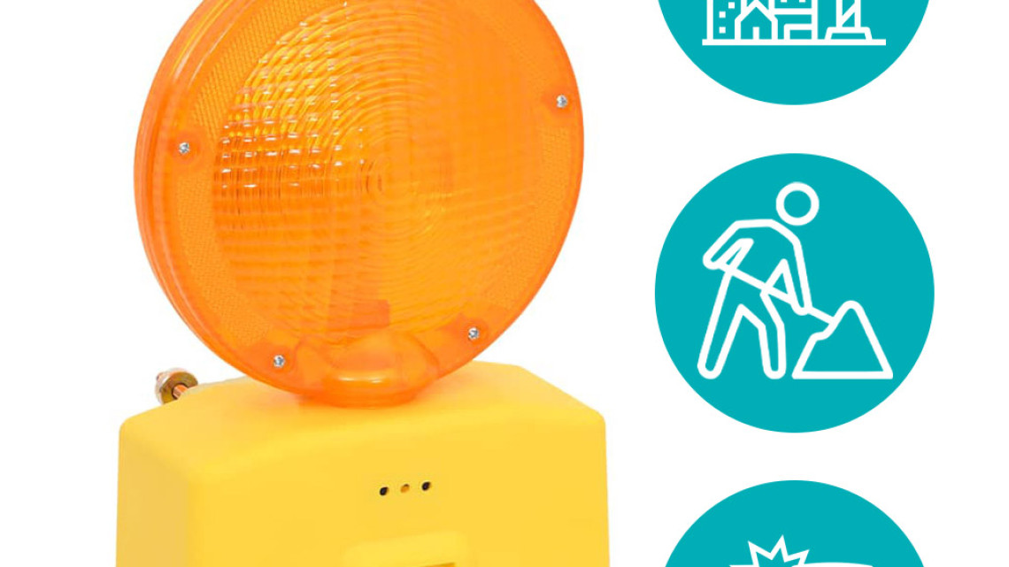 Timeless Tools Figyelmeztető közúti világítás 4 db